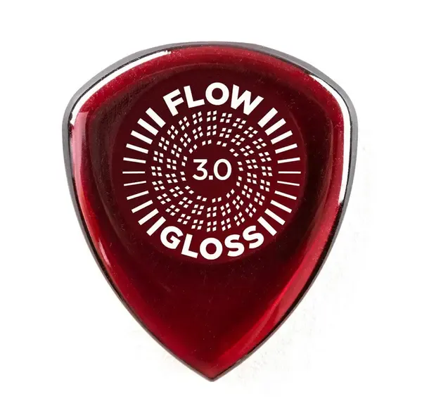 Медиаторы Dunlop Flow Gloss 550P3.0, 3 штуки, 3.0 мм