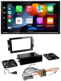 Kenwood DAB USB Bluetooth 2DIN MP3 Autoradio für Chrysler 300C Dodge Caliber Jee