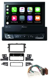 Pioneer DVD Bluetooth DAB USB MP3 Autoradio für Toyota Corolla 2009-2012 silber