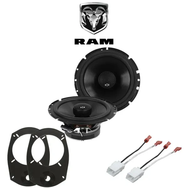 Dodge Ram 2002-2010 Front Speaker Upgrade NVX VSP65, 82-6901, 72-6514