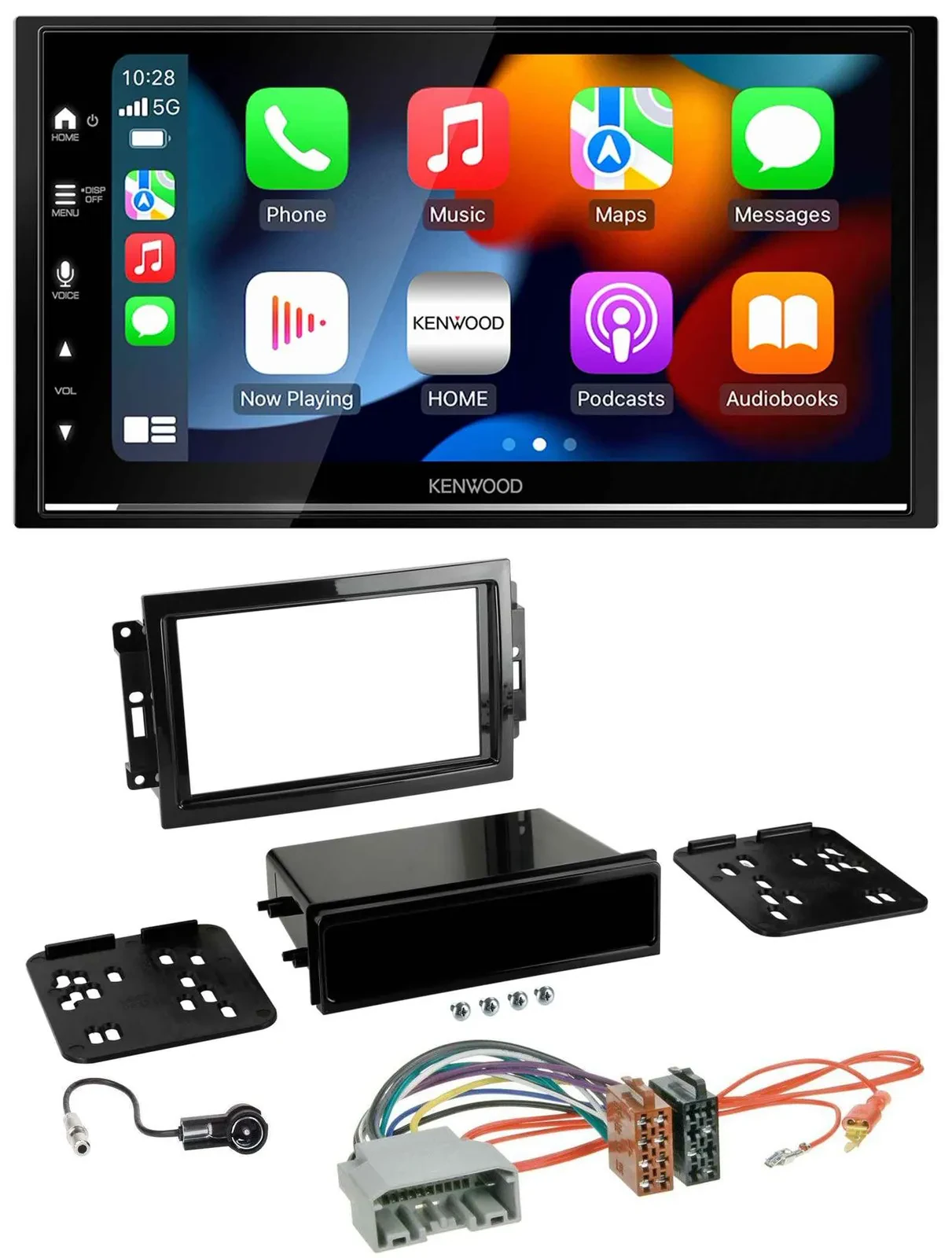 Kenwood DAB USB Bluetooth 2DIN MP3 Autoradio für Chrysler 300C Dodge Caliber Jee