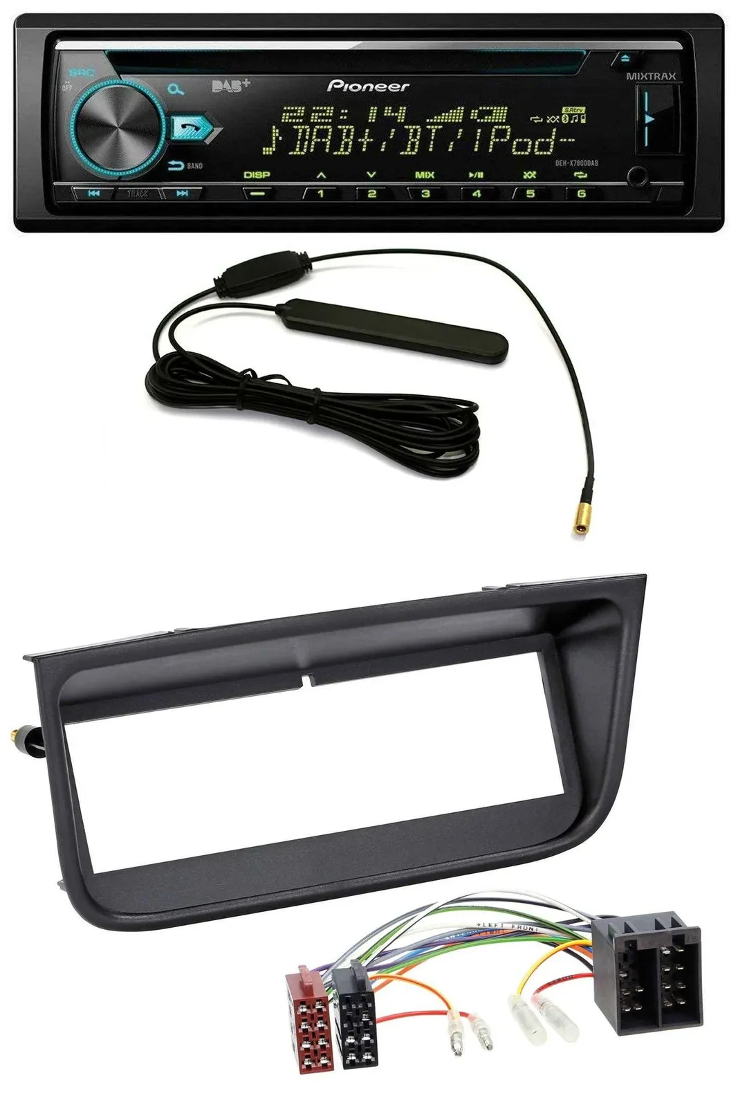 Pioneer CD MP3 AUX DAB USB Autoradio für Peugeot 406