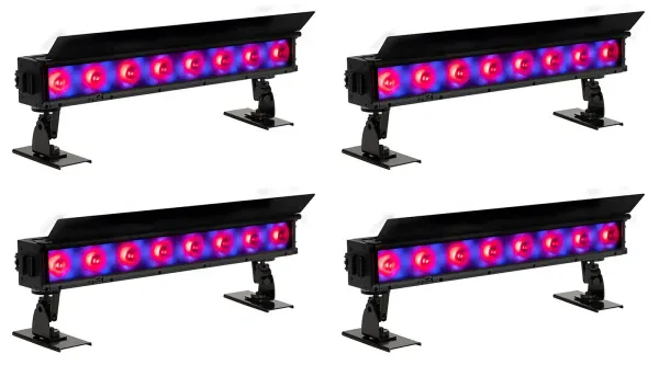 Прибор смены цвета American DJ ElectraPix Bar 8 DMX RGBAL+UV (4 штуки)