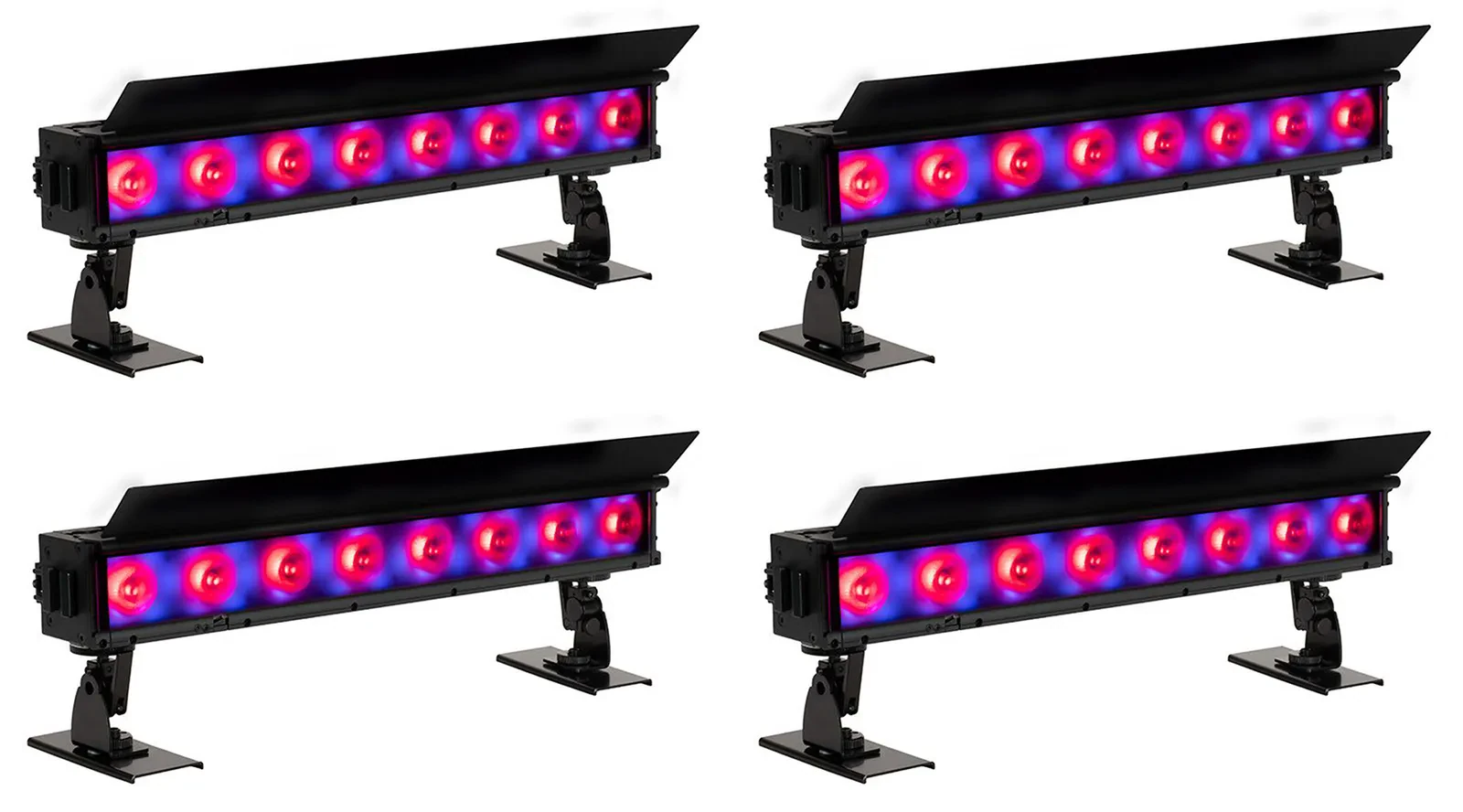 Прибор смены цвета American DJ ElectraPix Bar 8 DMX RGBAL+UV (4 штуки)