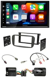 Kenwood DAB USB Bluetooth 2DIN Lenkrad Autoradio für Ford Galaxy Focus C-Max ab