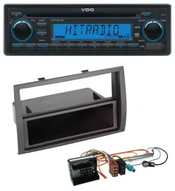 VDO AUX MP3 1DIN CD USB Autoradio für Citroen Jumper 2006-2011 Quadlock