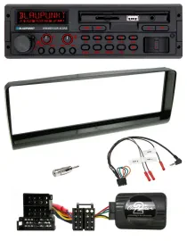 Blaupunkt SD Lenkrad USB Bluetooth DAB Autoradio für Alfa Romeo 156 00-01 schwar