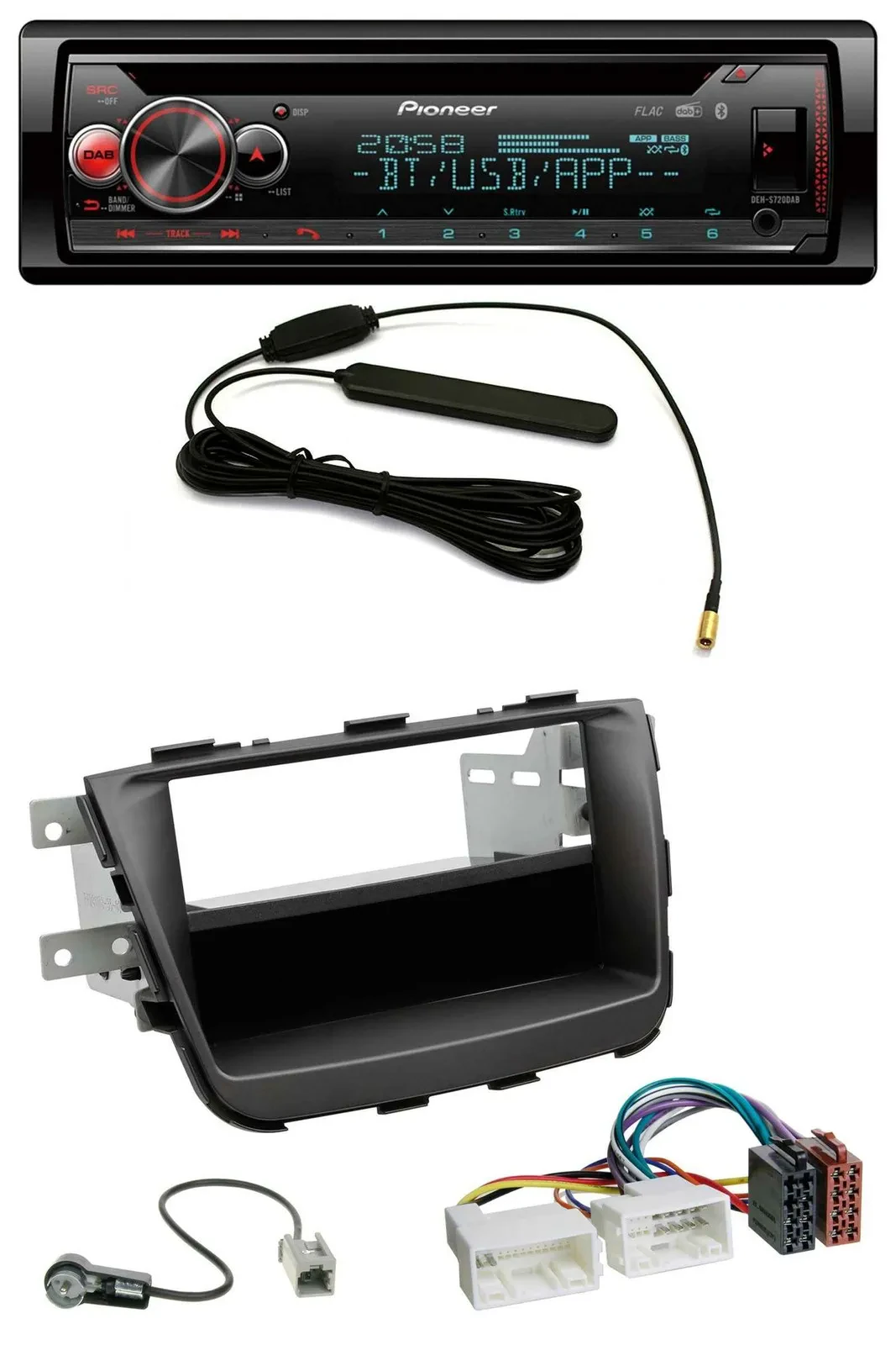 Автомагнитола для Kia Sorento II (XM) 2012–2015 Pioneer USB DAB MP3 Bluetooth CD
