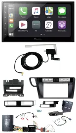 Pioneer USB Lenkrad 2DIN Bluetooth DAB Autoradio für Audi Q5 08-17 8R Infoadapte