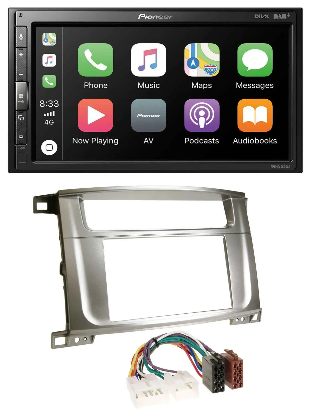 Pioneer USB MP3 DAB 2DIN Bluetooth Autoradio für Lexus LX-470 (2003-2007)