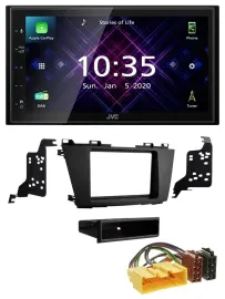 JVC DAB 2DIN MP3 Bluetooth USB Autoradio für Mazda 5 (CR, ab 2010)