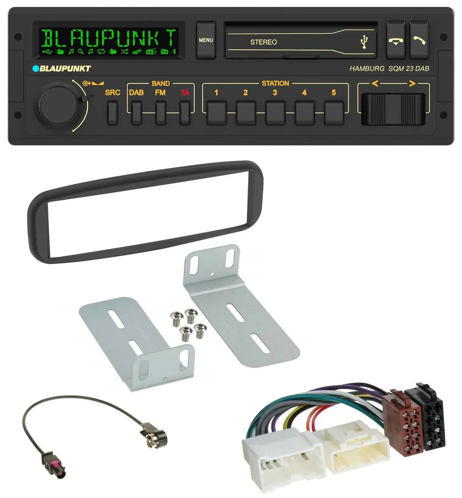 Blaupunkt USB DAB Bluetooth MP3 Autoradio für Renault Clio (2012-2017)