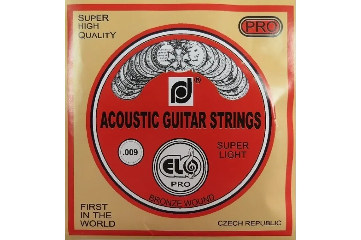 Струны для акустической гитары Elo Bronze 09-45