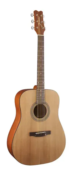 Jasmine S35 Best Starter/Beginner Dreadnought Natural Acoustic Guitar