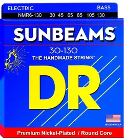 Струны для бас-гитары DR Strings SUNBEAM DR NMR6-130, 30 - 130