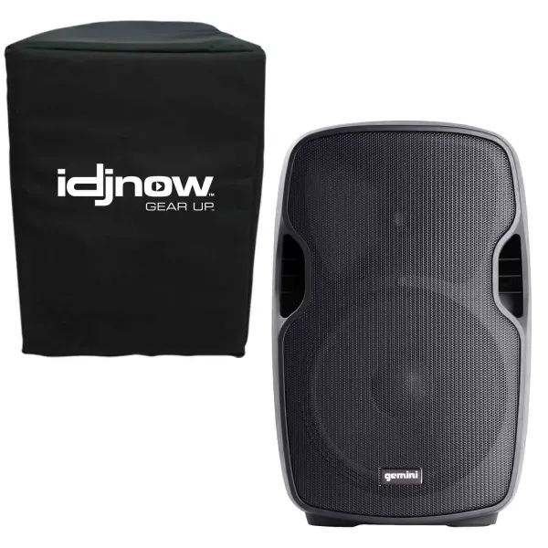 Gemini AS-1500P Active/Powered DJ PA Speaker w 15" Woofer + Free Cover AS-15P