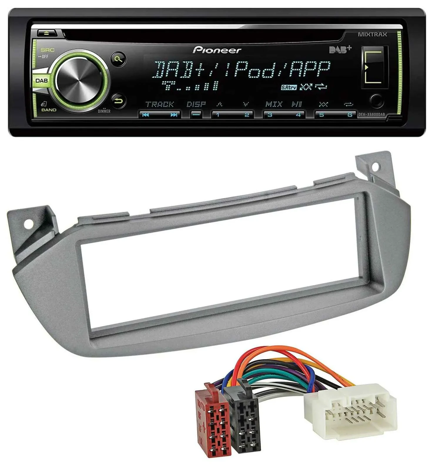 Pioneer DAB USB MP3 AUX CD Autoradio für Nissan Pixo UA0 09-13 Suzuki Alto GF 09