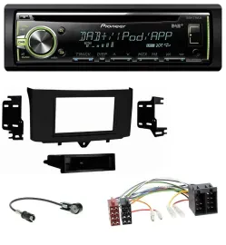Автомагнитола Pioneer для Smart ForTwo (2010–2015) DAB, CD, USB, MP3, AUX