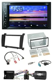 Pioneer Bluetooth 2DIN USB DVD DAB Lenkrad Autoradio für Mercedes SLK R171 2004-