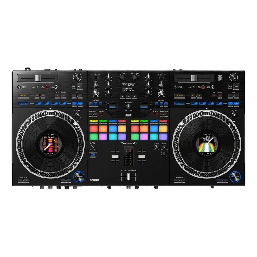 DJ-контроллер с джогом Pioneer DDJ-REV7 Black