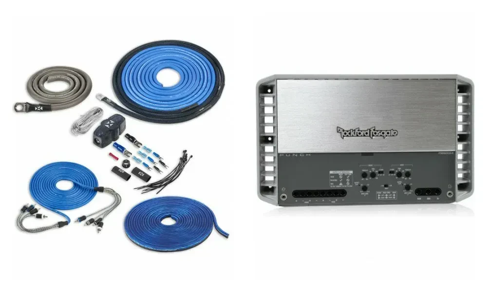Усилитель мощности для морского применения Rockford Fosgate PM600X4 4-Channel 600W (набор) с комплектом проводов 4 AWG
