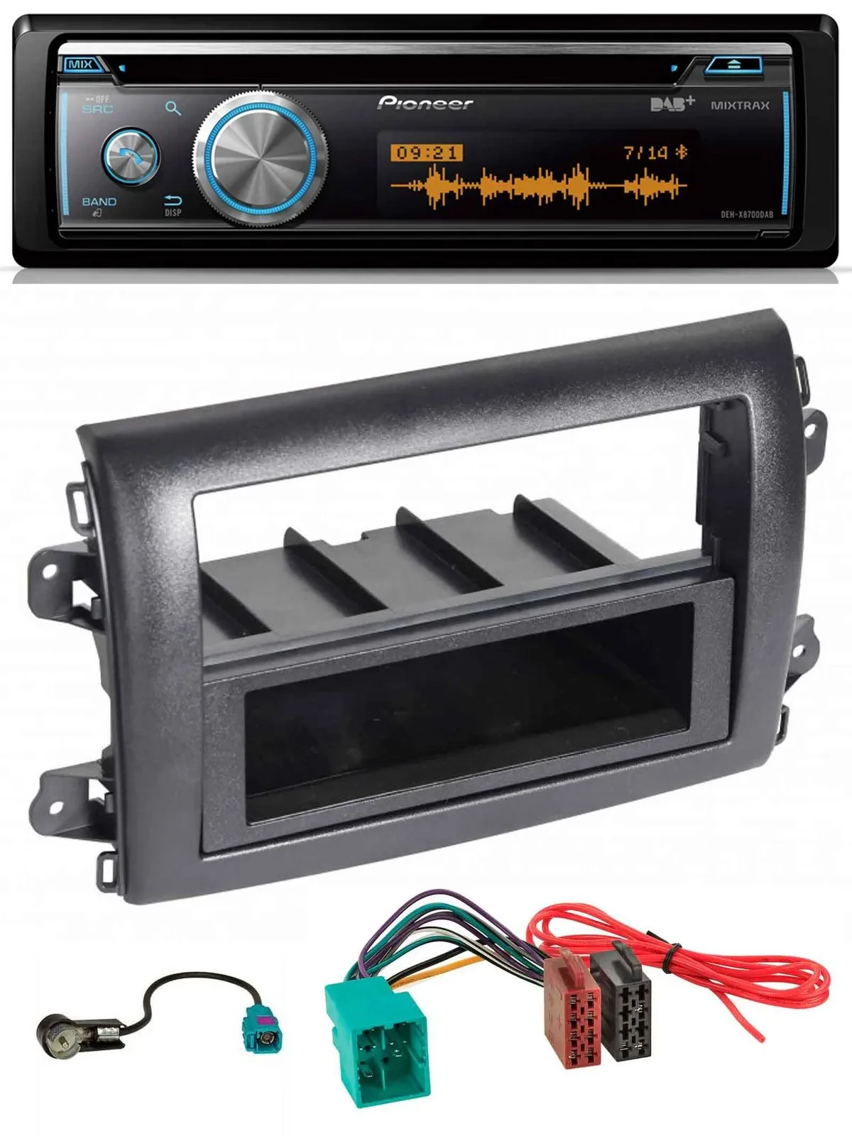 Автомагнитола для Fiat Ducato (серия 8, с 2021) Pioneer MP3 DAB USB CD Bluetooth