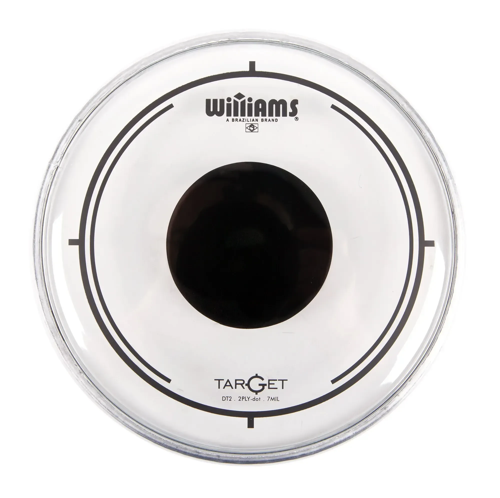 Пластик для барабана Williams 8" Target Dot Clear DT2