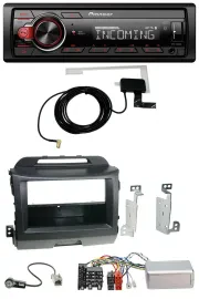 Pioneer MP3 Lenkrad CD DAB USB Autoradio für Kia Sportage 3 10-15 schwarz