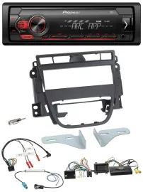 Pioneer DAB 1DIN MP3 Lenkrad USB Autoradio für Opel Meriva B ab 2010