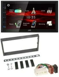 JVC USB Bluetooth MP3 DAB 2DIN Autoradio für SSangYong Kyron ab 2005