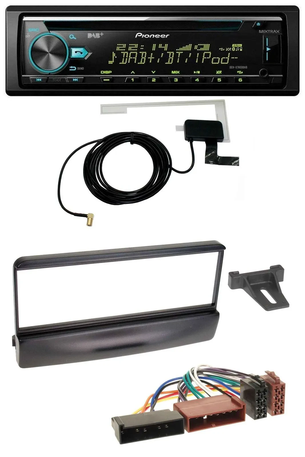 Автомагнитола Pioneer MP3 CD USB DAB для Ford Mondeo 1996–2002, Puma с 1997, Transit