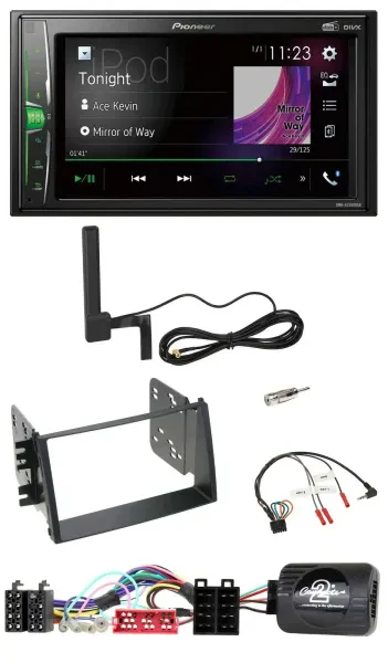 Pioneer MP3 DAB Lenkrad 2DIN Bluetooth Autoradio für Kia Soul 2009-2011