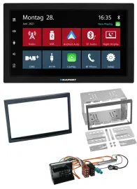 Blaupunkt MP3 Bluetooth DAB 2DIN USB Autoradio für Peugeot 207 307 Expert Partne