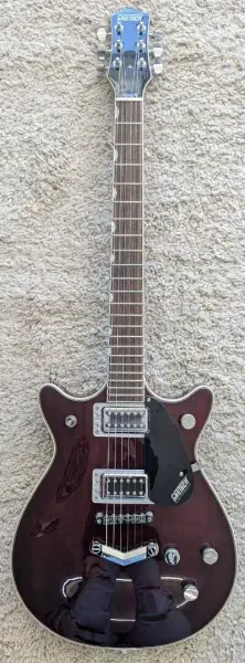 Gretsch G5222 Electromatic Double Jet BT with V-Stoptail, Walnut Stain - DEMO