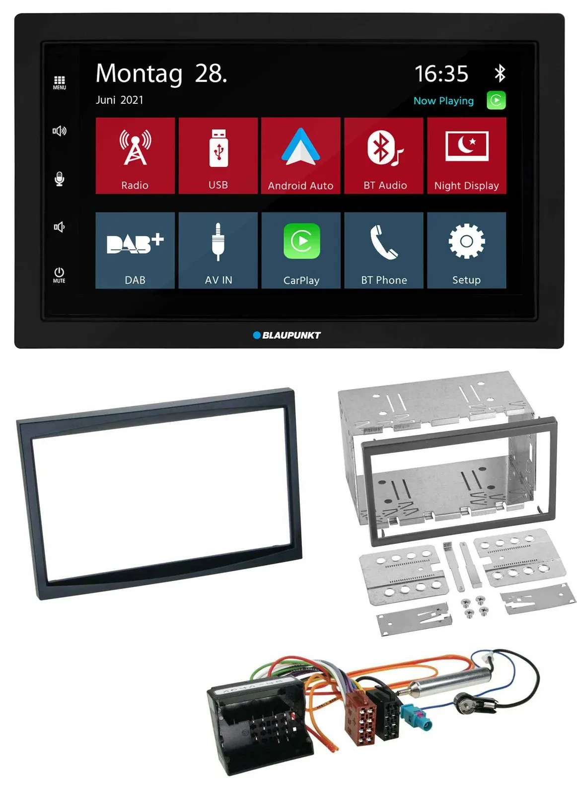 Blaupunkt MP3 Bluetooth DAB 2DIN USB Autoradio für Peugeot 207 307 Expert Partne