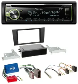 Pioneer DAB USB MP3 AUX CD Autoradio für Audi A4 B5 99-01 Symphony Aktivsystem