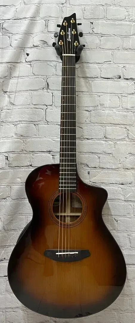 Электроакустическая гитара Breedlove Organic Solo Pro CE Edgeburst с кейсом