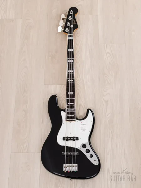 Бас-гитара Fender Heritage Late 60s Jazz Bass Limited Edition JJ Black Japan 2025