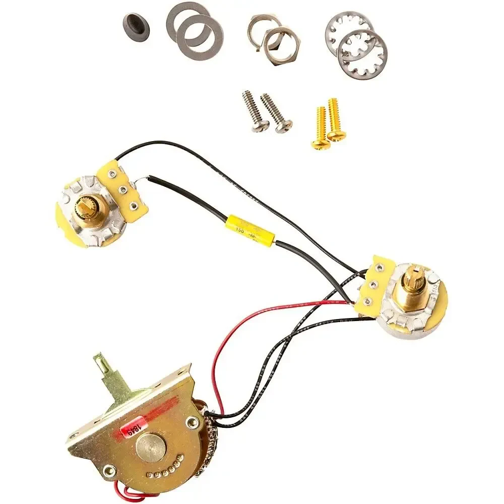 Комплект темброблока PRS Custom 22/24 Drop In 5-Way Blade, Volume & Tone Silver