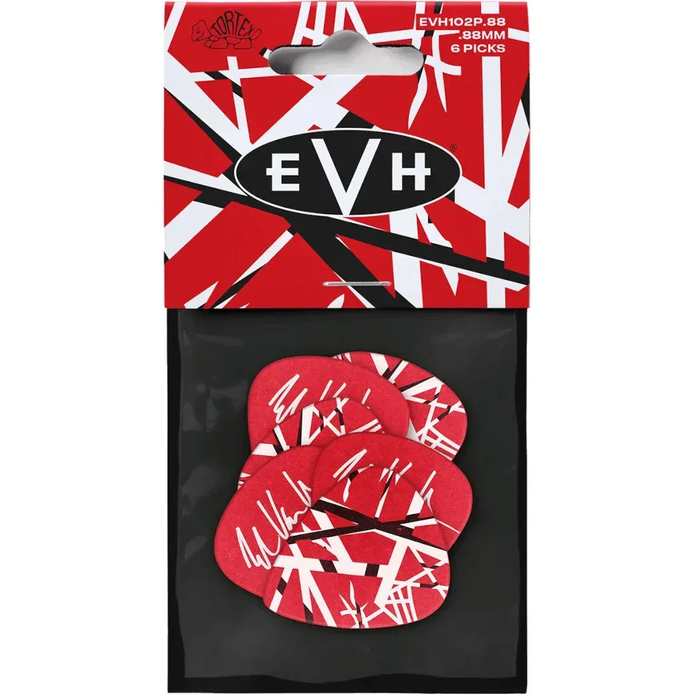 Медиаторы Dunlop EVH102P088 EVH Tortex Frankenstein 0.88 (6 штук)