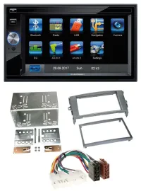 Blaupunkt SD Bluetooth 2DIN MP3 USB AUX Autoradio für Toyota Auris 07-12 anthraz