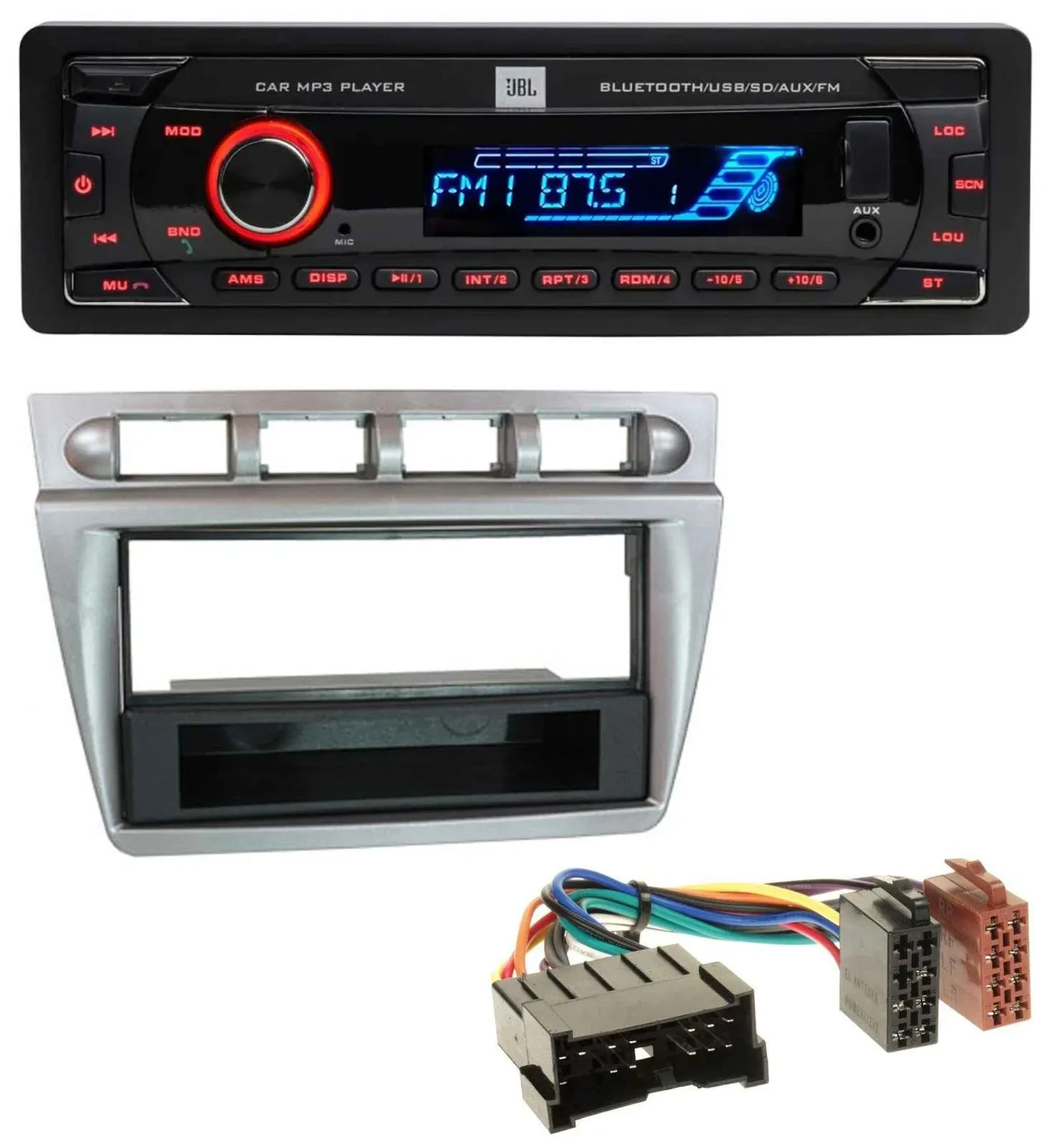 JBL AUX MP3 USB Bluetooth SD Autoradio für Kia Picanto (2004-2007)
