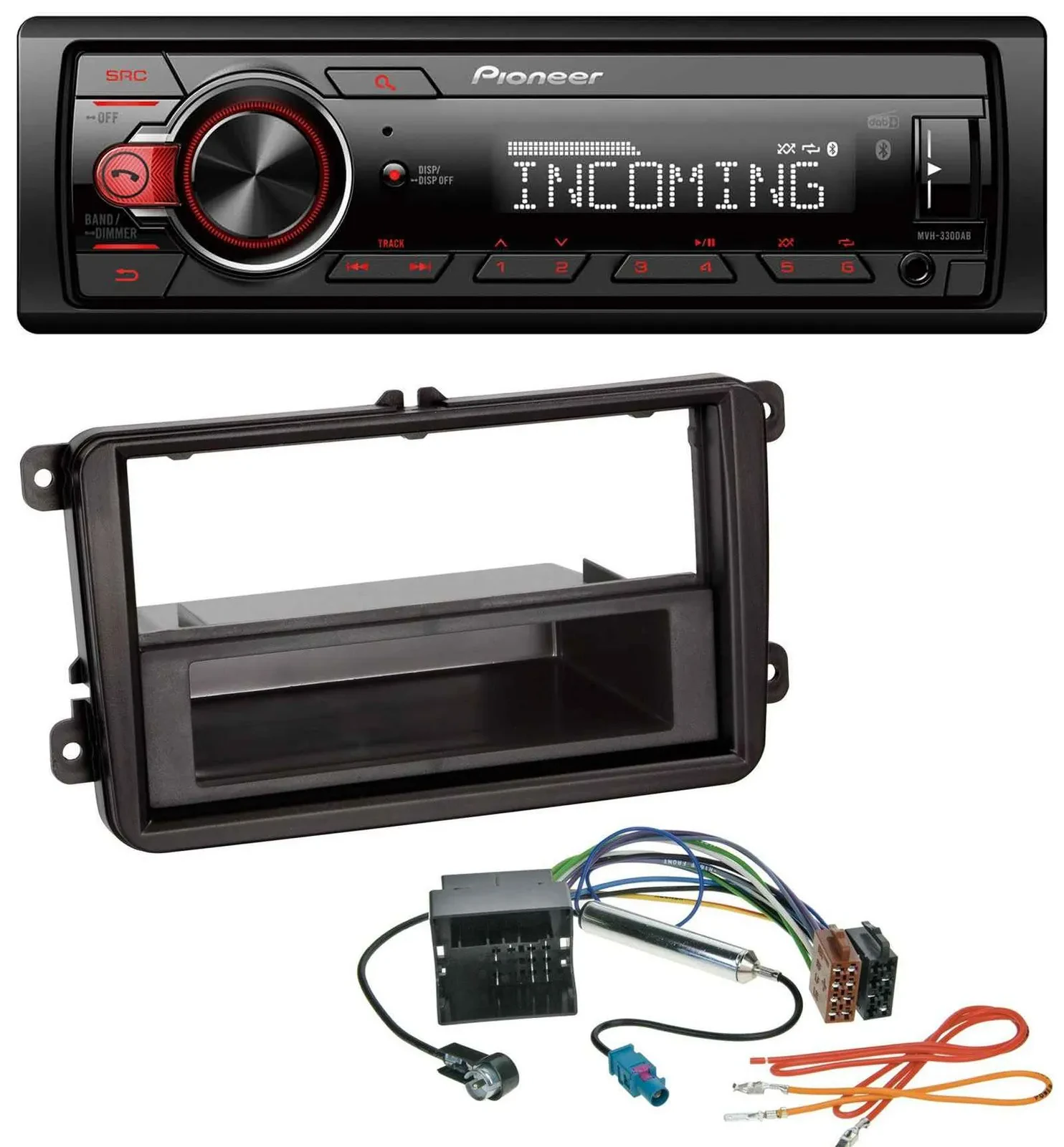 Pioneer Bluetooth USB DAB MP3 Autoradio für VW Transporter T5 T6 Caravelle Multi