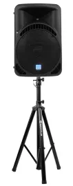 Rockville RPG15BT 15" Powered 1000W DJ PA Speaker BlueTooth,Wireless Link+Stand