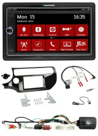 Blaupunkt Lenkrad DAB TMC 2DIN USB Bluetooth Navigation für Kia Rio UB ab 2015 p