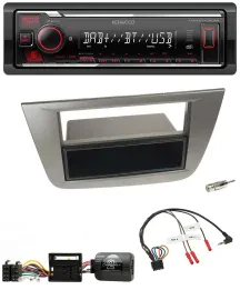 Kenwood Lenkrad Bluetooth USB DAB Autoradio für Seat Toledo Altea 2004-2009 anth