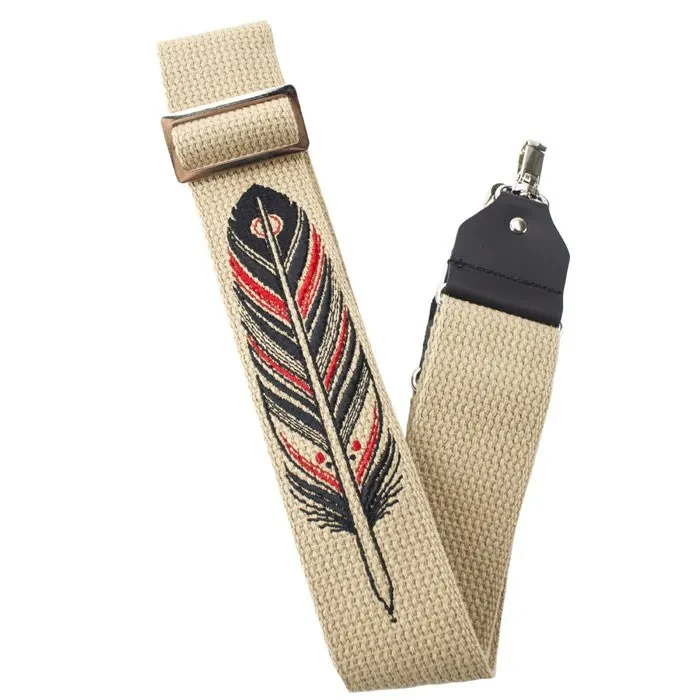 Ремень для банджо Henry Heller David Hale HDH-02-BJ 2" хлопок с вышивкой