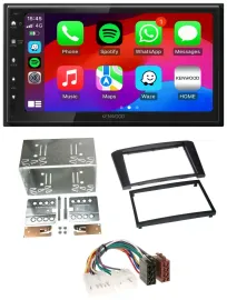Kenwood MP3 USB DAB 2DIN Bluetooth Autoradio für Toyota Avensis 2003-2009