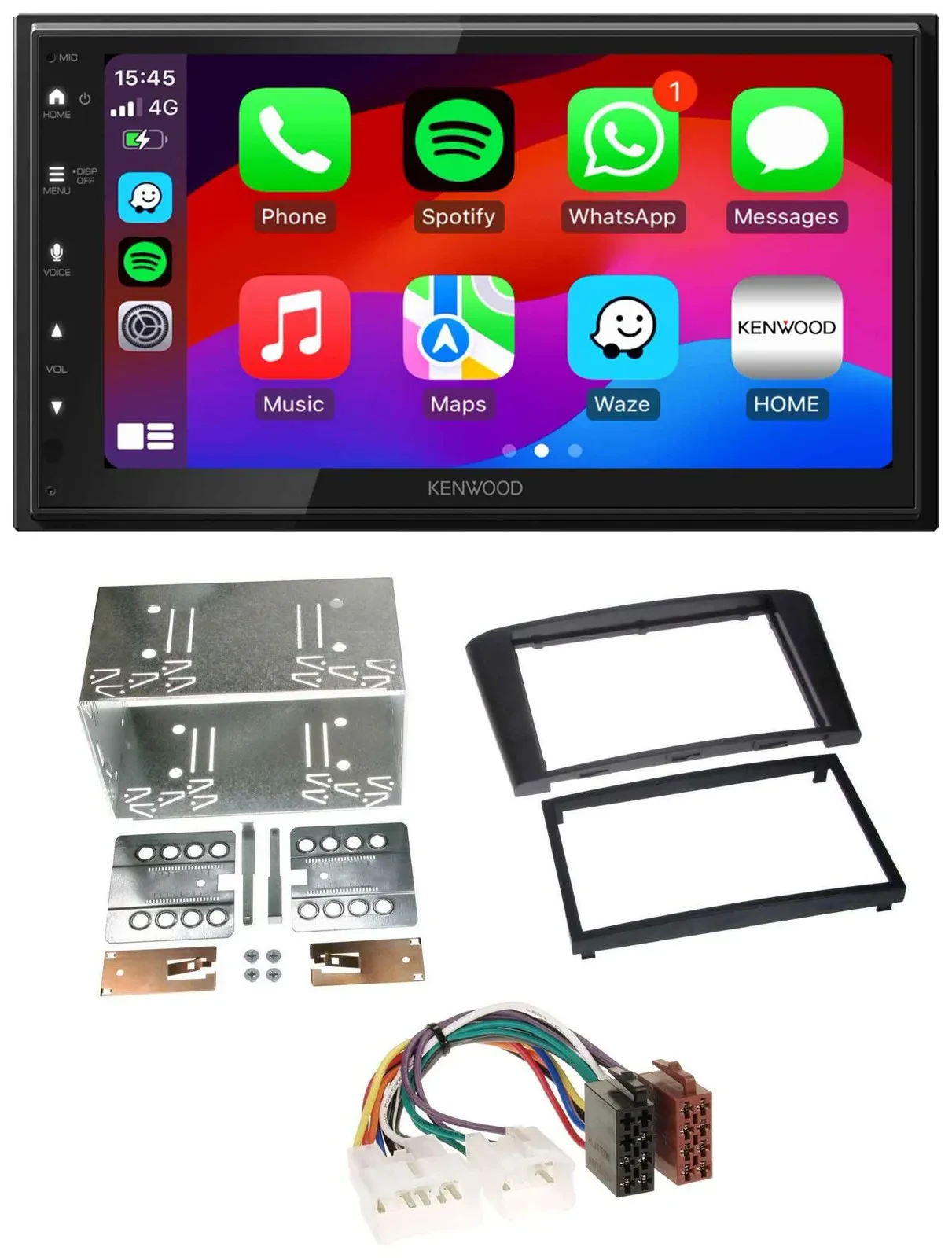 Kenwood MP3 USB DAB 2DIN Bluetooth Autoradio für Toyota Avensis 2003-2009