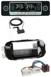 Автомагнитола Dietz DAB, Bluetooth, USB, MP3 для Kia Soul PS (с 2014), пиано-черный